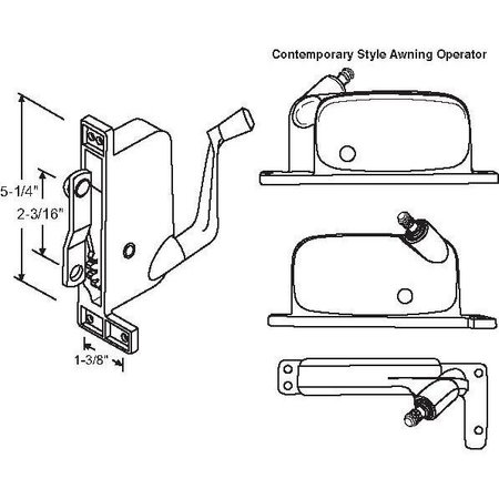 STRYBUC Awning Operator Mill 41-207P D